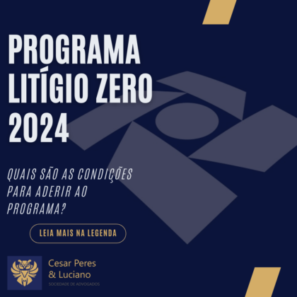 Transação por adesão ao Programa Litígio Zero 2024